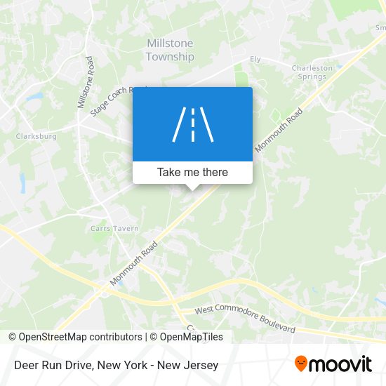 Deer Run Drive map