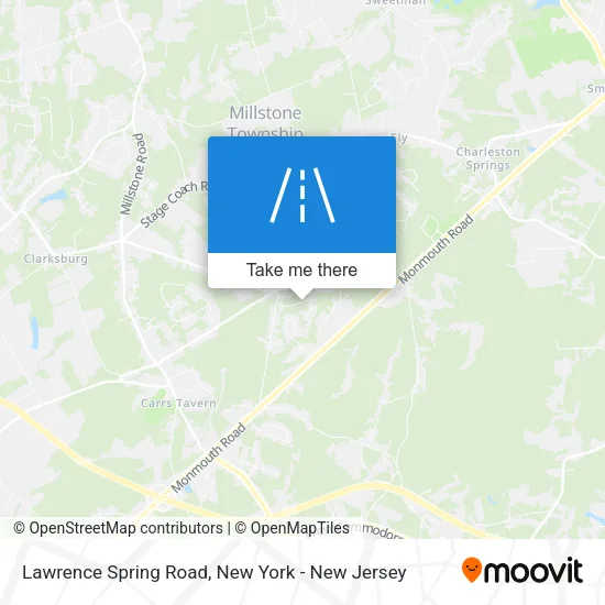 Lawrence Spring Road map