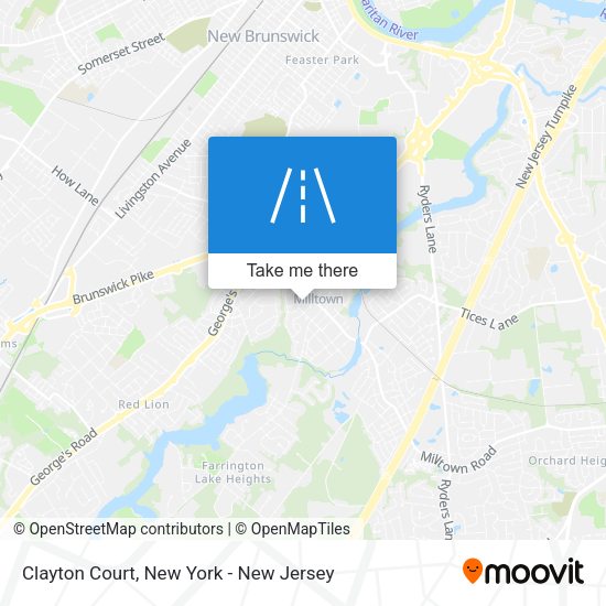 Mapa de Clayton Court