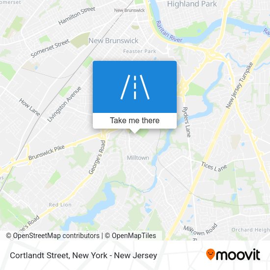 Mapa de Cortlandt Street