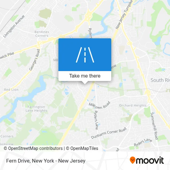 Fern Drive map