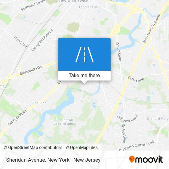 Mapa de Sheridan Avenue