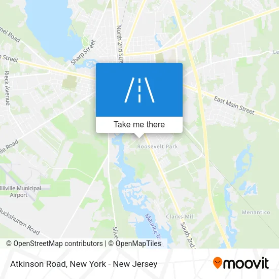 Atkinson Road map