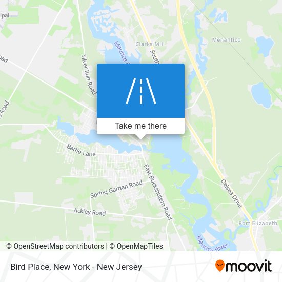 Bird Place map