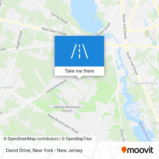 David Drive map