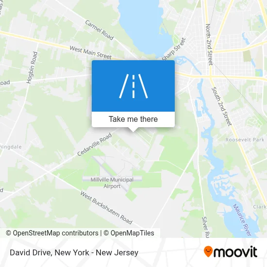 David Drive map