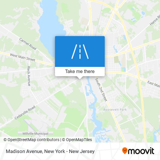 Madison Avenue map