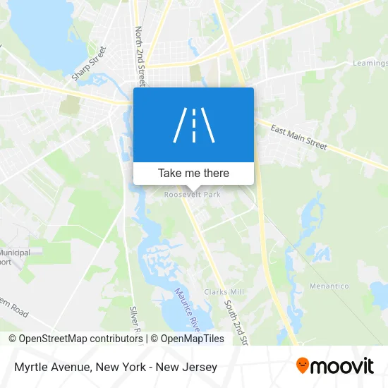 Myrtle Avenue map