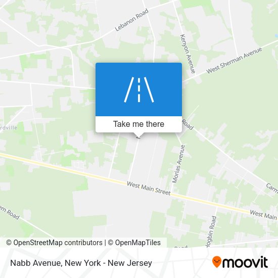 Nabb Avenue map