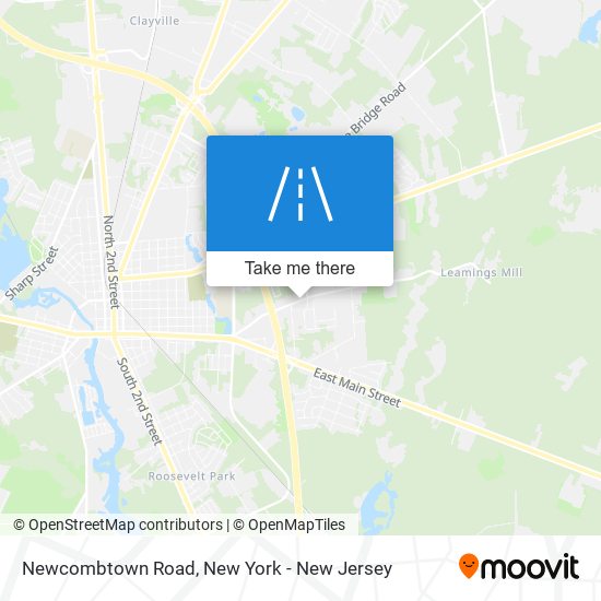 Newcombtown Road map