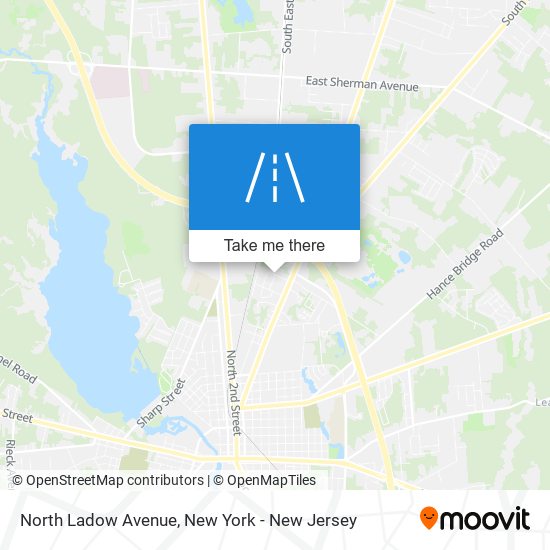 North Ladow Avenue map