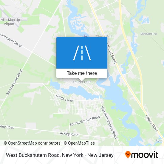 Mapa de West Buckshutem Road