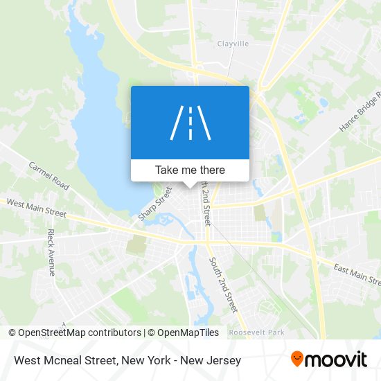 West Mcneal Street map