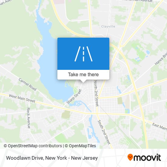 Woodlawn Drive map