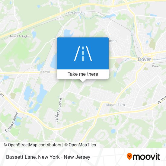 Mapa de Bassett Lane