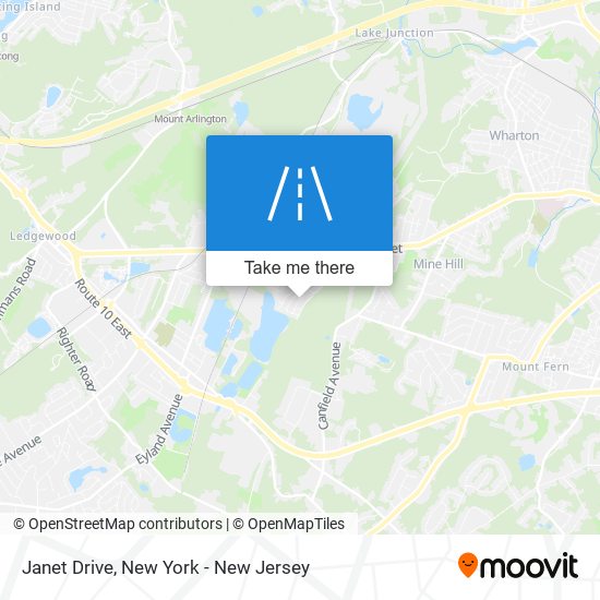 Janet Drive map