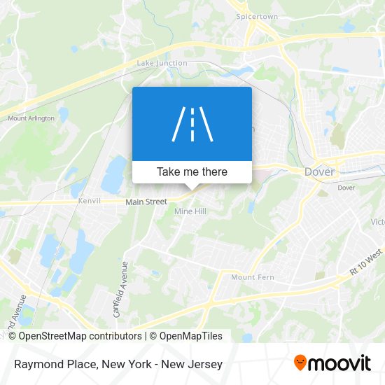Mapa de Raymond Place