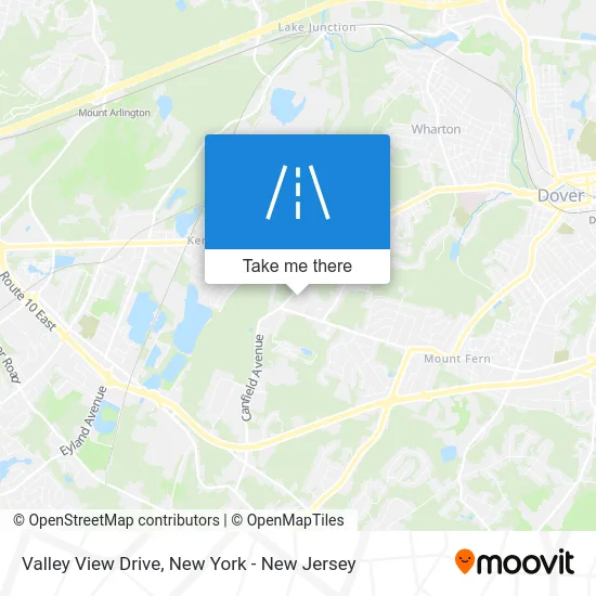 Valley View Drive map