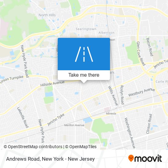 Andrews Road map