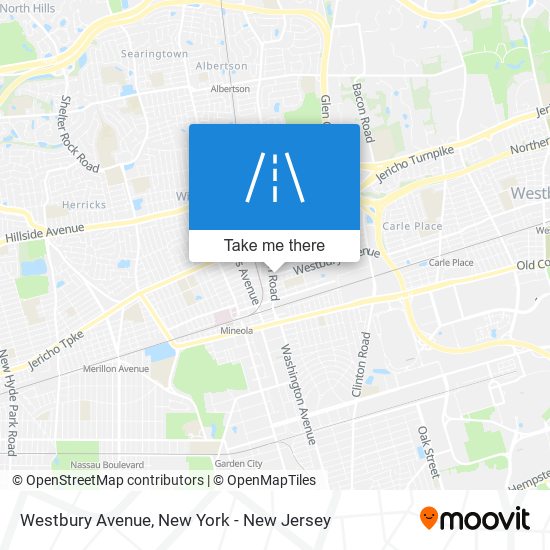 Westbury Avenue map