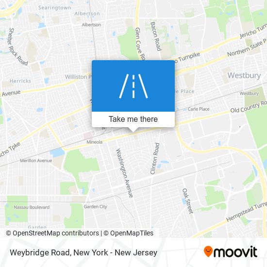 Mapa de Weybridge Road