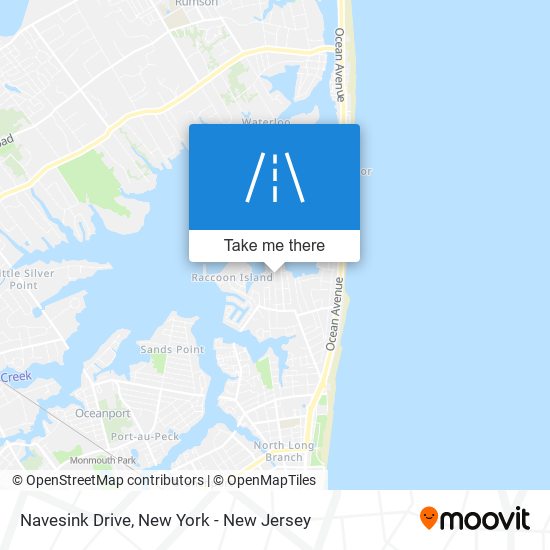 Navesink Drive map