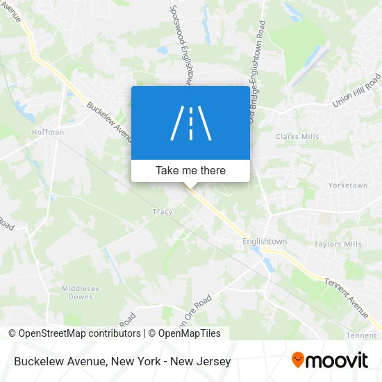 Buckelew Avenue map