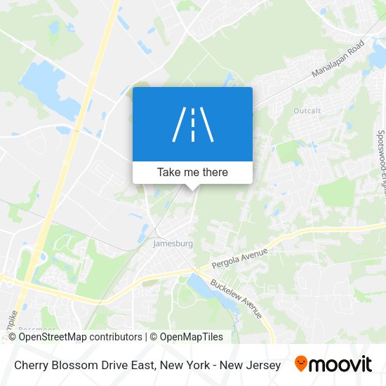Mapa de Cherry Blossom Drive East