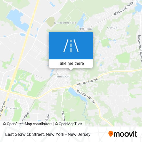 Mapa de East Sedwick Street