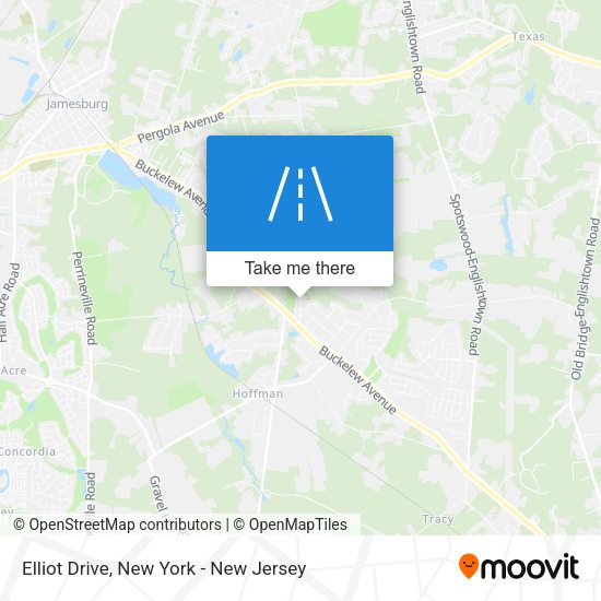 Mapa de Elliot Drive