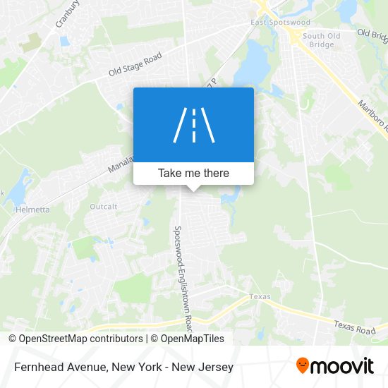 Mapa de Fernhead Avenue