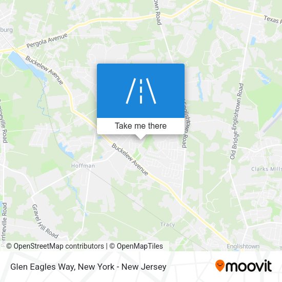 Glen Eagles Way map