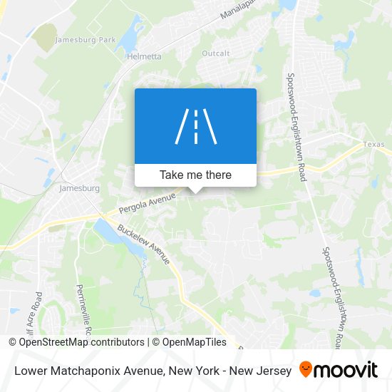 Mapa de Lower Matchaponix Avenue