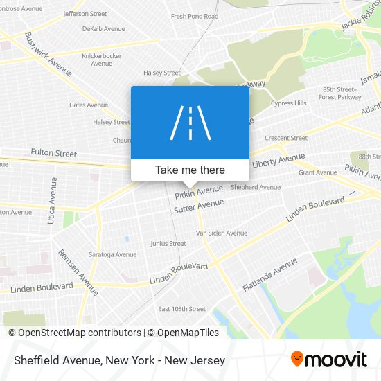 Mapa de Sheffield Avenue