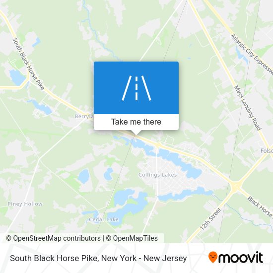 Mapa de South Black Horse Pike
