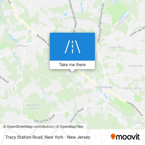 Mapa de Tracy Station Road