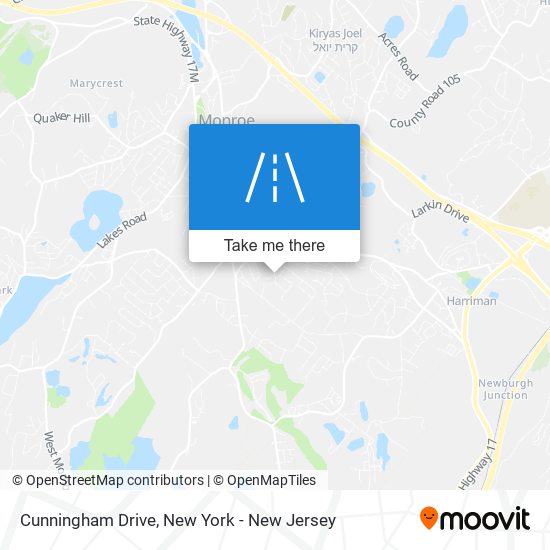 Mapa de Cunningham Drive
