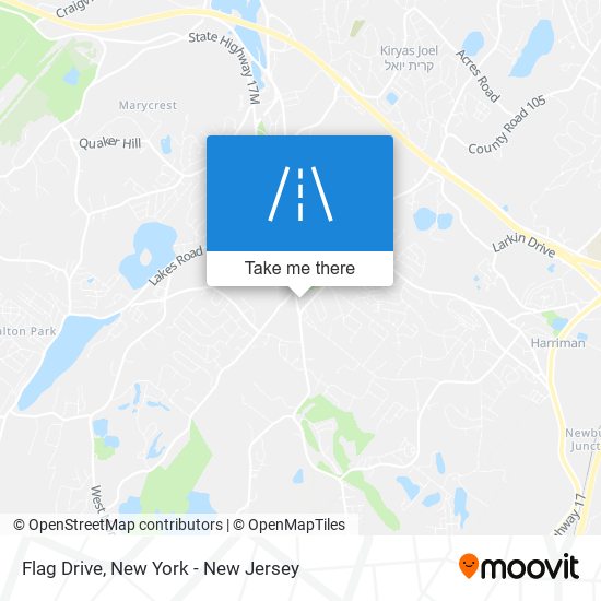 Flag Drive map