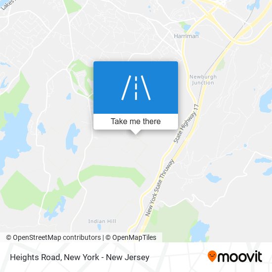 Mapa de Heights Road