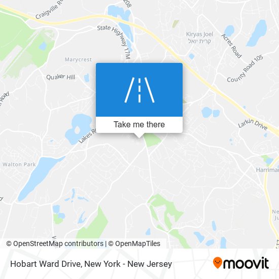 Mapa de Hobart Ward Drive