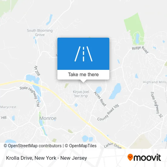 Krolla Drive map