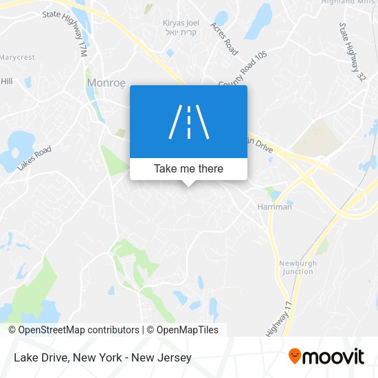 Lake Drive map