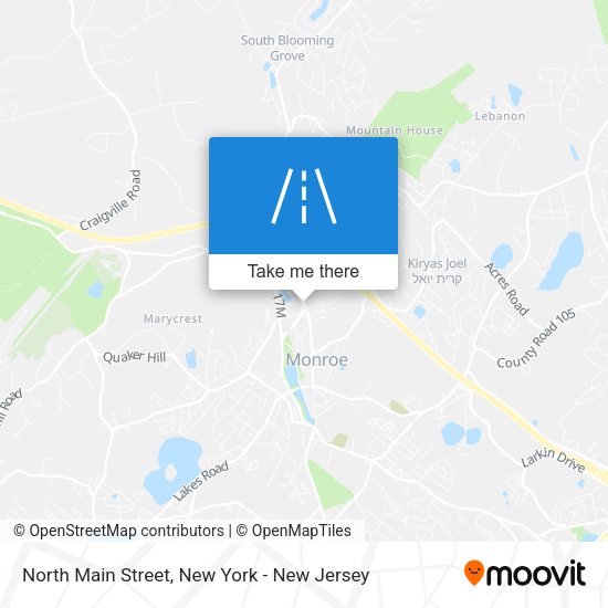 Mapa de North Main Street