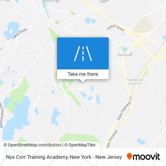 Nys Corr Training Academy map