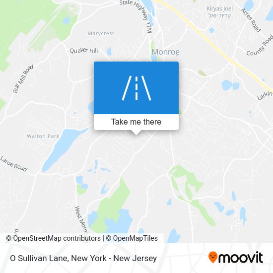 Mapa de O Sullivan Lane