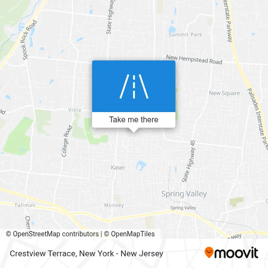 Crestview Terrace map