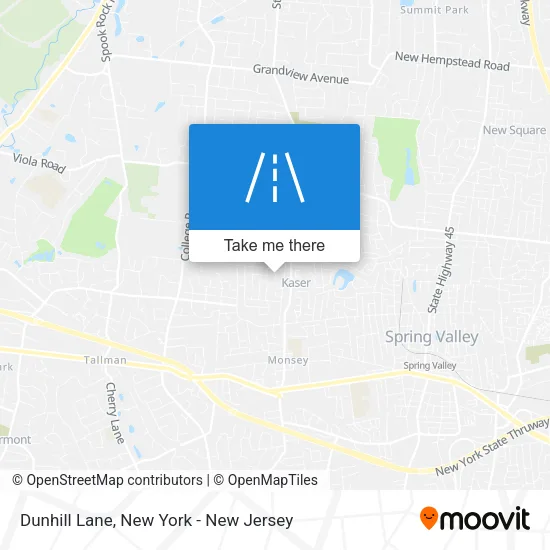 Dunhill Lane map