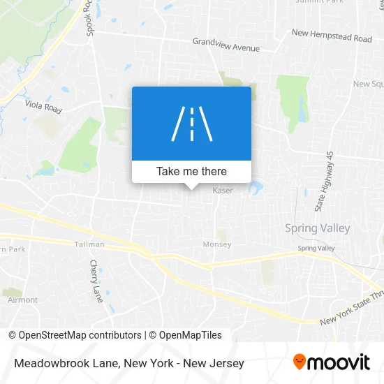 Meadowbrook Lane map