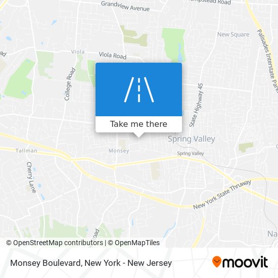 Monsey Boulevard map