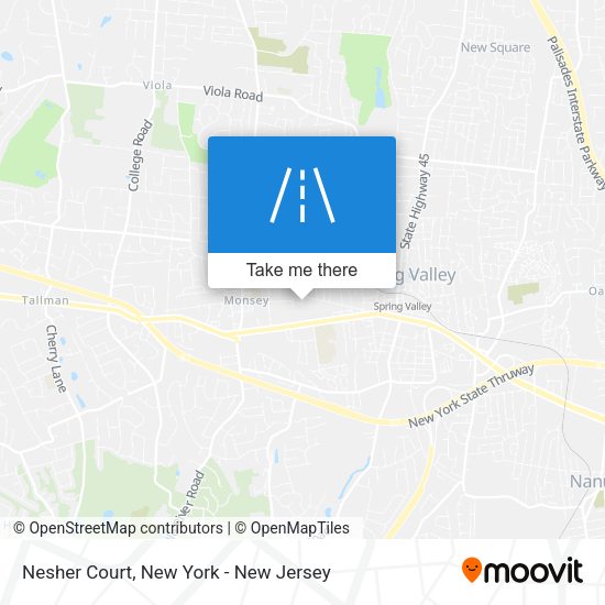 Mapa de Nesher Court